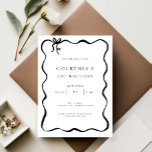 Invitation Whimsical Ribbon Bow 21st Birthday Party<br><div class="desc">This whimsical birthday party invitation features a cute dainty hand drawn bow and simple text. For more advanced customisation of this design,  e.g. changing layout,  font or text size please click the "CUSTOMIZE" button above. Please contact me for any questions!</div>