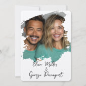 Invitation Whimsical Romance Mariage (Dos)