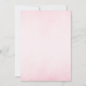 Invitation Whimsical Rose Hot Air Balloon Baby shower fille (Dos)