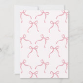 Invitation Whimsical rose or Ballerina Princess Anniversaire (Dos)