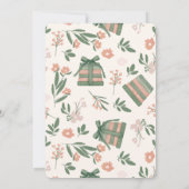 Invitation Whimsical Sage green Nouveau chapitre Baby shower (Dos)