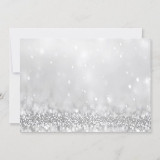 Invitation Whimsical Santa Cocktail Bokeh Christmas Party (Dos)