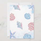 Invitation Whimsical Shell All I sea is love bridal shower (Dos)