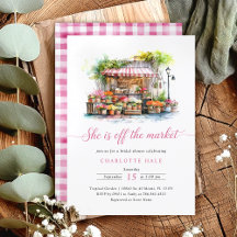 Whimsical She's Fresh off the Market Fête des mari