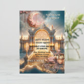 Invitation Whimsical Steampunk Fairy Tale All in One Mariage (Debout devant)