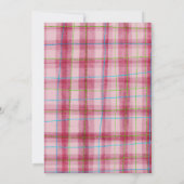 Invitation Whimsical Strawberry Pink 1st Birthday Watercolor  (Dos)