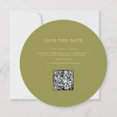 Invitation Whimsical Sun and Moon Round Save the Date (Dos)