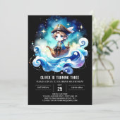 Invitation Whimsical Sweet Pirate Anniversaire (Debout devant)