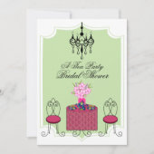 Invitation Whimsical Tea Party (Devant)