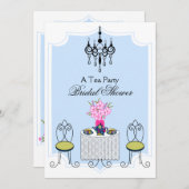 Invitation Whimsical Tea Party - V2 Customisé (Devant / Derrière)