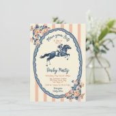 Invitation Whimsical Toile Derby Party (Debout devant)