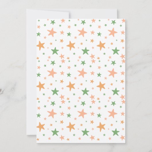 Invitation Whimsical Trees Pastel BOHO Fête de Noël (Dos)