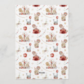 Invitation Whimsical Watercolor Circus Carnival Baby Shower (Dos)