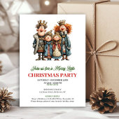 Invitation Whimsical Watercolor Family Festive Party Invite
