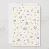 Invitation Whimsical Wildflower Meadow Border Wedding  (Dos)