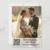 Invitation Whimsical Wildflower Wedding Reception Photo (Dos)