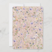 Invitation Whimsical Woodland Animals Wildflower Baby Shower (Dos)