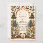 Invitation Whimsical Woodland Forest Wedding (Devant)