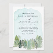 Invitation Whimssanted Mariage de forêt enchantée (Devant)