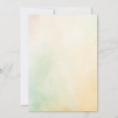 Invitation Whimsstic Romantic Summer Pastels Floral Mariage (Dos)