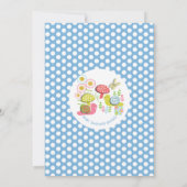 Invitation Whimsy Fairy Tale Garden Baby shower Jeu de Bingo (Dos)