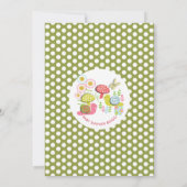 Invitation Whimsy Fairy Tale Garden Baby shower Jeu de Bingo (Dos)