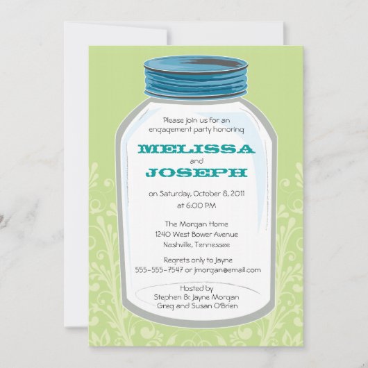 Invitation Whimsy Mason Jar (Devant)