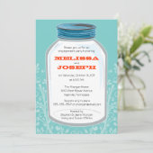 Invitation Whimsy Mason Jar (Debout devant)