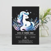 Invitation Whimy Custom Horse Anniversaire (Debout devant)