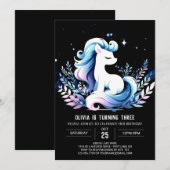 Invitation Whimy Custom Horse Anniversaire (Devant / Derrière)