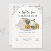 Invitation Whimy Éffrayant Un Petit Baby shower Boo Halloween (Devant)
