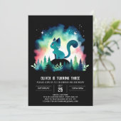 Invitation Whimy Fun Chat Anniversaire (Debout devant)