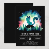 Invitation Whimy Fun Chat Anniversaire (Devant / Derrière)