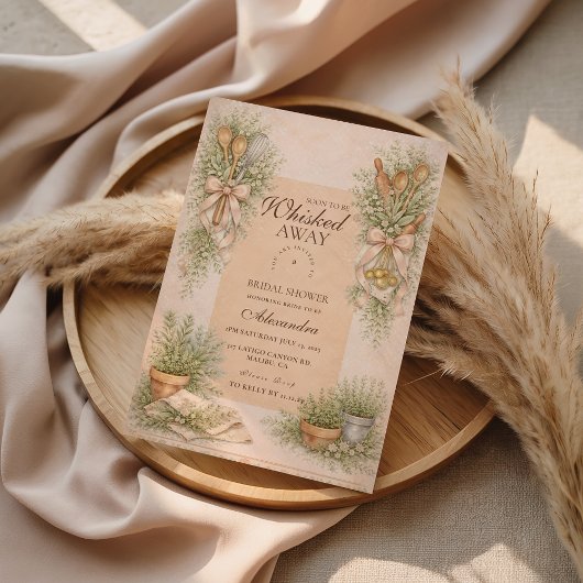 Invitation Whisked Away Baking Bridal Shower