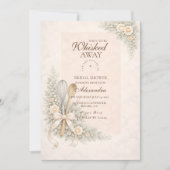 Invitation Whisked Away Rustic Baking Bridal Shower (Devant)