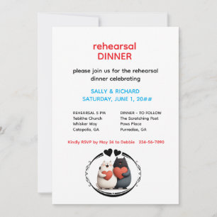Invitation Whiskers & Vows Parfaitement amoureux Répétition g
