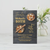 Invitation Whiskey Bourbon et Cigar Anniversaire (Debout devant)