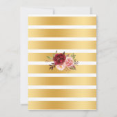 Invitation Whiskey et vin avant de faire Couples Douche (Dos)