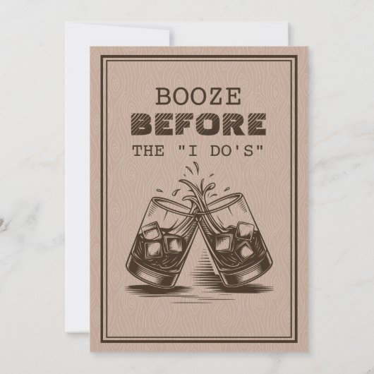 Invitation Whisky Bachelor (Dos)