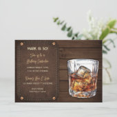 Invitation Whisky Bourbon Whiskey Chêne Cuir Masculin (Debout devant)