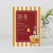 Invitation Whisky Golf Themed 60th Birthday (Debout devant)