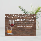 Invitation Whisky rustique & vin avant de faire des couples d (Debout devant)