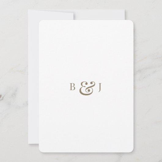 Invitation Whispering Elegance Botanical White Mariage (Dos)