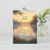 Invitation Whispers au bord de l'eau (Debout devant)