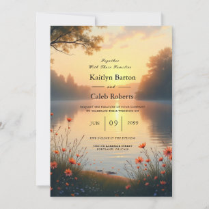 Invitation Whispers au bord de l'eau