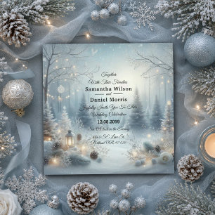 Invitation Whispers d'un solstice d'hiver