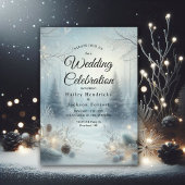 Invitation Whispers d'un solstice d'hiver