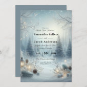 Invitation Whispers d'un solstice d'hiver (Devant / Derrière)