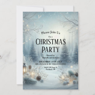 Invitation Whispers d'un solstice d'hiver