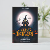 Invitation Whispers in the Dark Halloween (Debout devant)